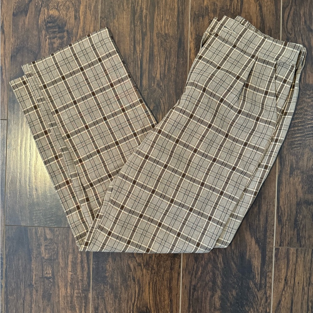 Plaid trousers